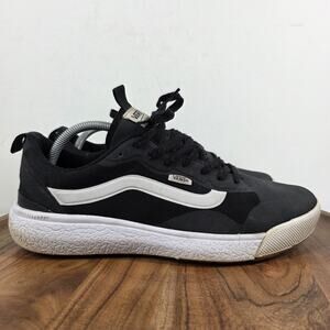 Vans Ultrarange Exo Mens Black And White Size 10.5 Low Top Running Shoes